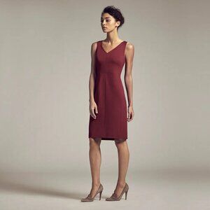 MMLafleur Rachel Dress Size 14 Boysenberry Color Excellent Condition